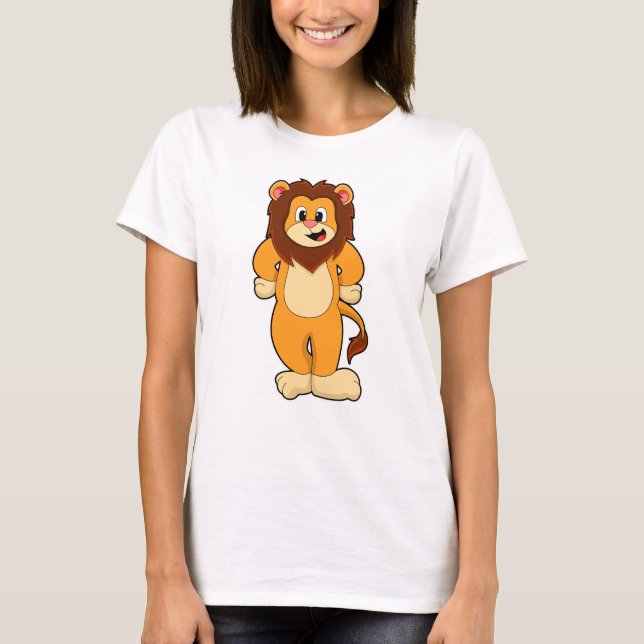 T-shirt Lion debout (Devant)