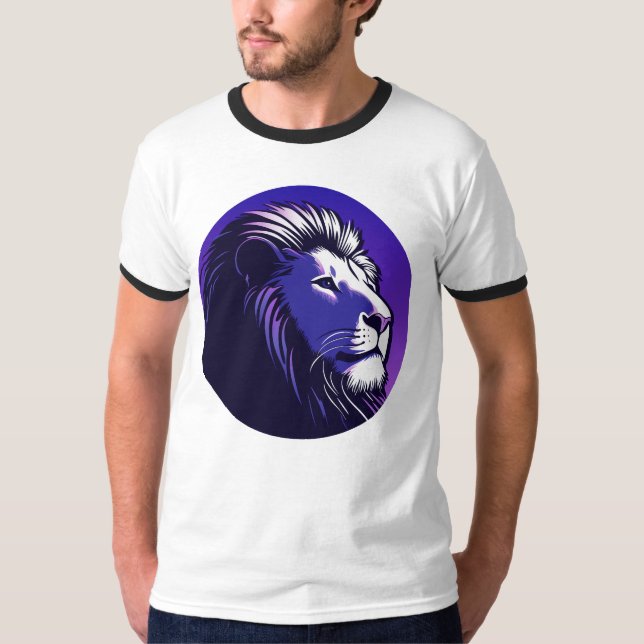 T-shirt Lion des années 80 (Devant)
