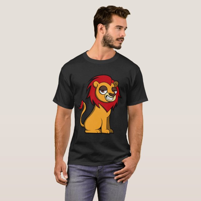 T-Shirt Lion Doux (Devant entier)