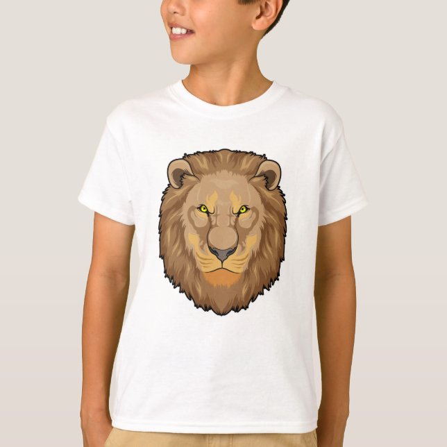 T-shirt Lion en colère (Devant)