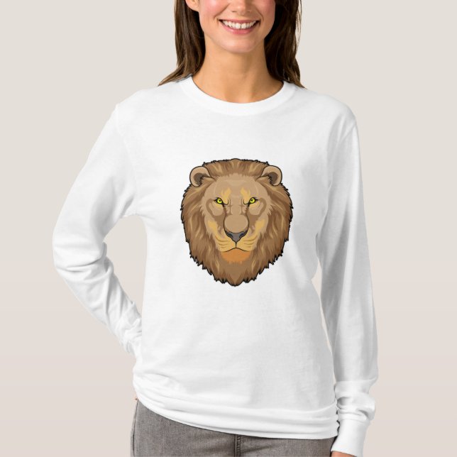 T-shirt Lion en colère (Devant)