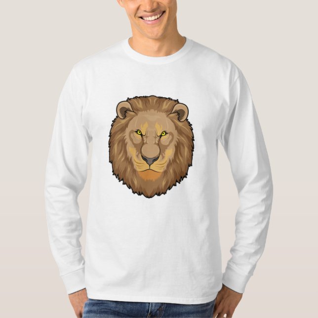 T-shirt Lion en colère (Devant)