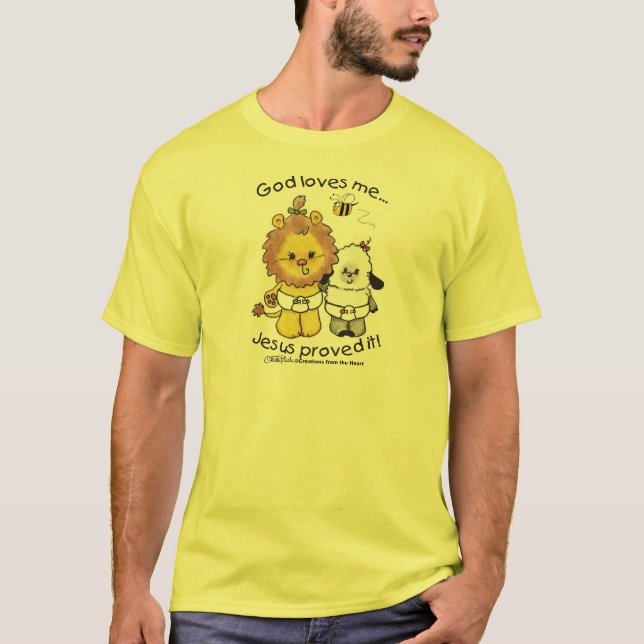 T-shirt Lion et agneau (Devant)