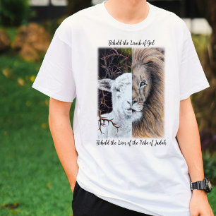 T-shirt lion et agneau