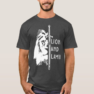 T-shirt Lion Et Agneau Jésus Dieu Lion Agneau Croyance Bib