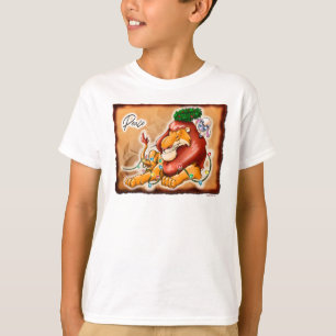 T-shirt LION ET AGNEAU PAIX par Jeff Willis Art