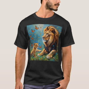T-shirt Lion Et Cub