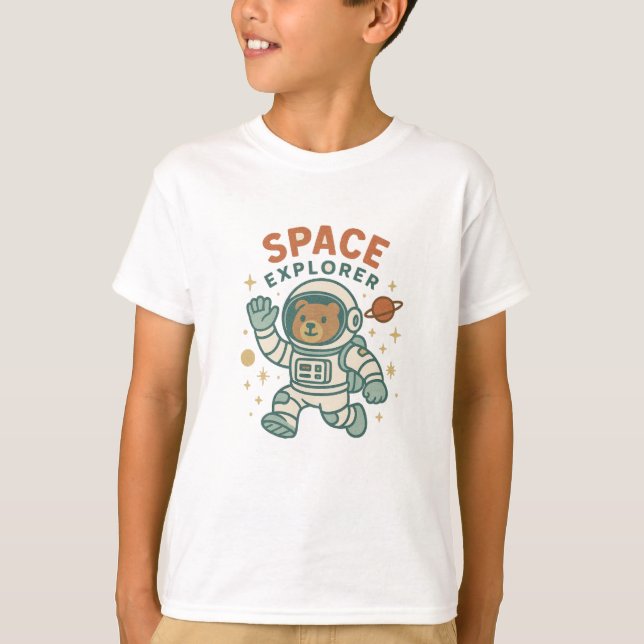 T-shirt Lion Explorateur (Devant)