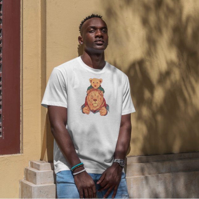 T-shirt Lion Father And Son (Créateur téléchargé)