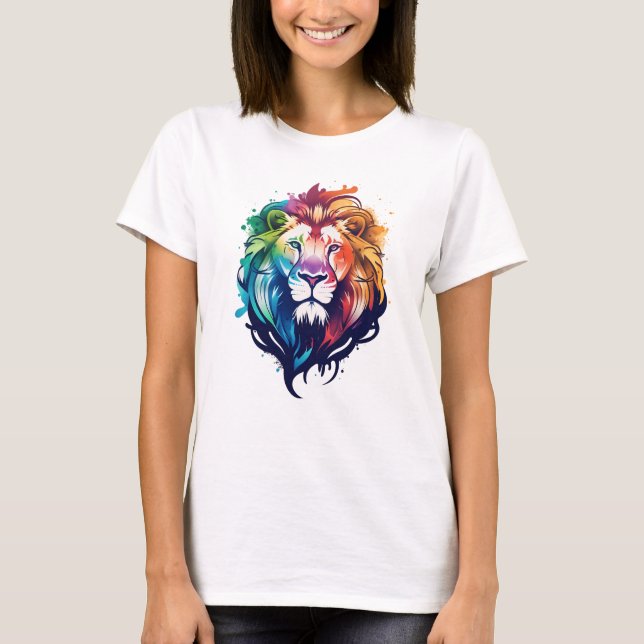 T-shirt Lion - Femmes (Devant)