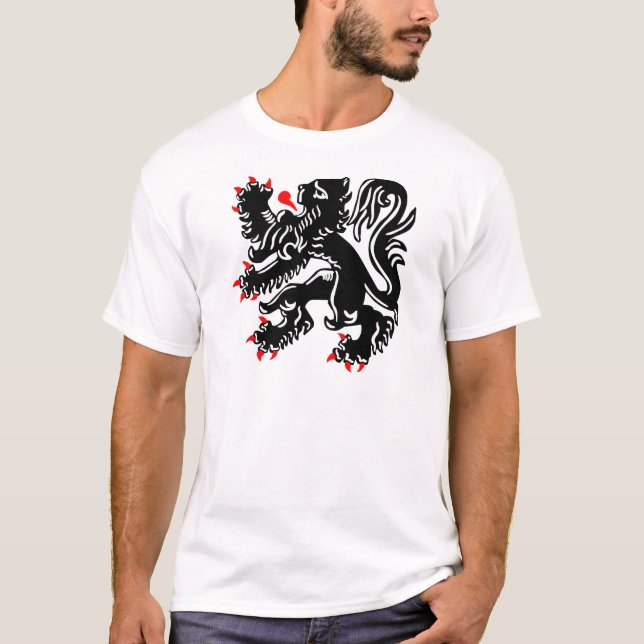 T-shirt Lion flamand (Devant)