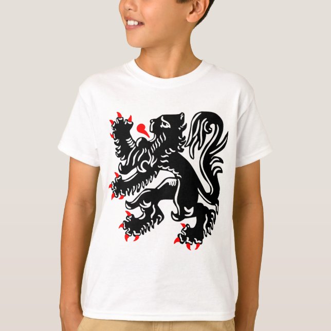 T-shirt Lion flamand (Devant)