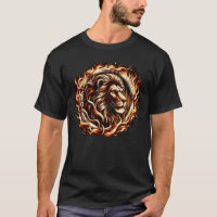 Lion Flamboyant dans un Anneau de Flammes d'Astrol