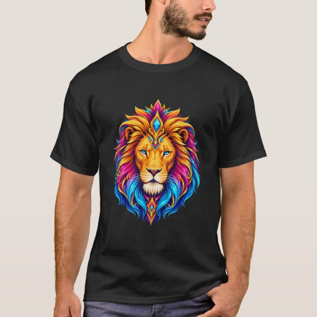 T-shirt Lion Gemme Radieux (Devant)
