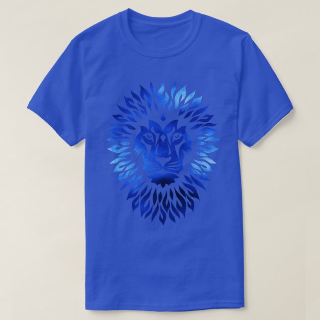 T-shirt Lion géométrique (Design devant)