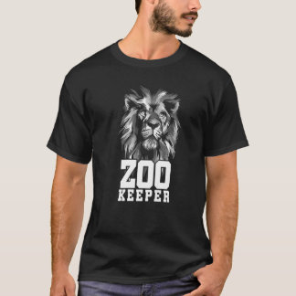 T-shirt Lion Graphic Animal Keeper Zoo Keeper Animal Zoos