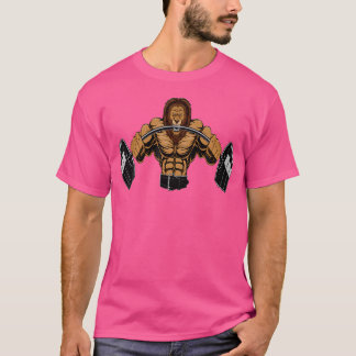 T-shirt Lion Haltérophilie