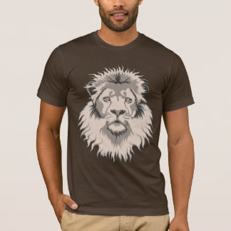 T-shirt Lion Head Bella Canvas