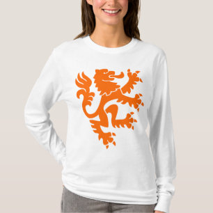 T-shirt Lion héraldique 01 - Orange