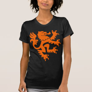 T-shirt Lion héraldique 01 - Orange