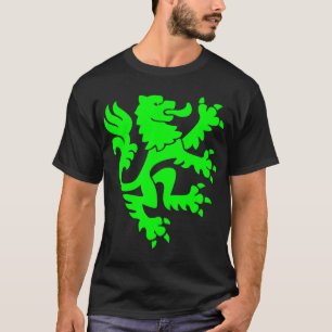 T-shirt Lion héraldique 01 - Vert