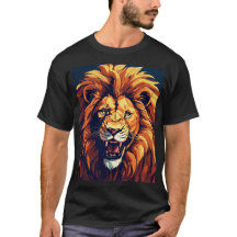 T-shirt Lion - Hommes Femmes & Enfants