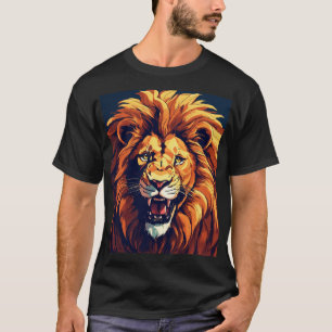 T-shirt Lion - Hommes Femmes & Enfants