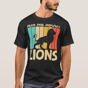 T-shirt Lion Hommes Femmes Lion Jungle Safari Animal