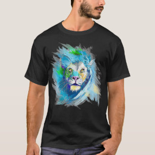 T-shirt Lion Hommes femmes Lion Lover Graphisme Lion