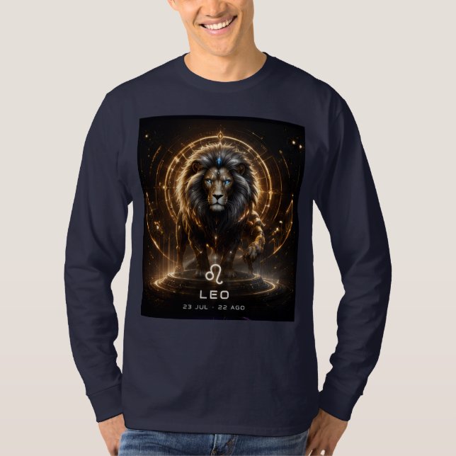 T-shirt Lion, horoscope,  (Devant)