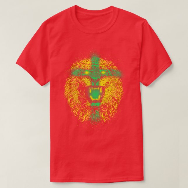 T-shirt Lion jaune (Design devant)