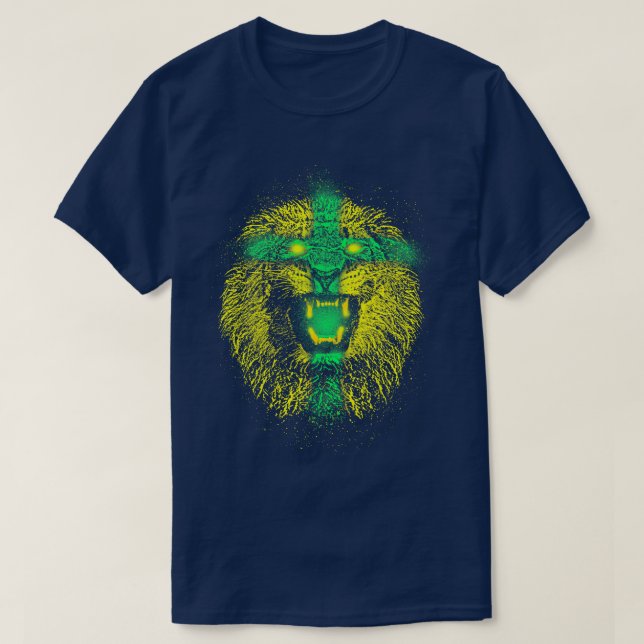 T-shirt Lion jaune (Design devant)