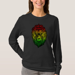 T-shirt Lion Judah Rastafarian Ethiopie Lion Reggaeton P