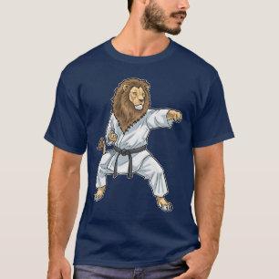 T-shirt Lion Karate Arts martiaux