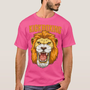 T-shirt Lion Kickboxing en colère