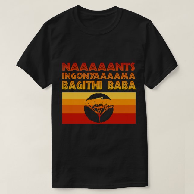 T-shirt Lion King Ouverture Chant &quot ; Nants ingonyama  (Design devant)