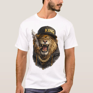 T-Shirt Lion King Streetwear – Style Urbain Audaci