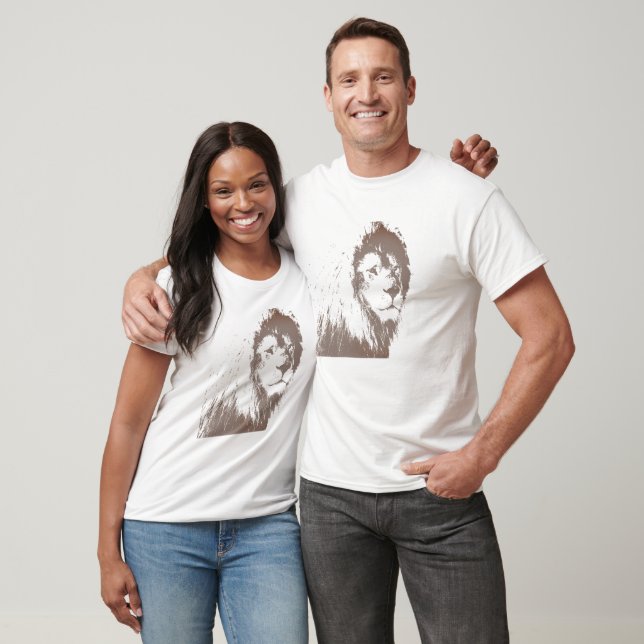 T-shirt lion KING tee 2 (Unisexe)