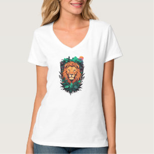 T-shirt Lion la jungle