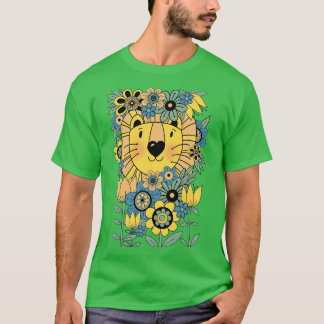 T-shirt lion les années 70