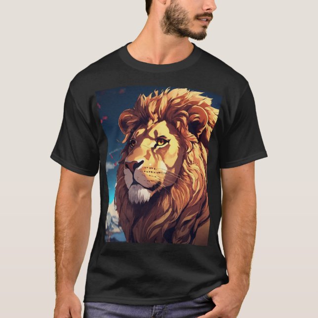 T-shirt Lion Lisse (Devant)
