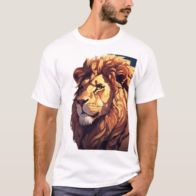 T-shirt Lion Lisse (Devant)