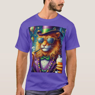 T-shirt Lion/Louisiana Mardi Gras
