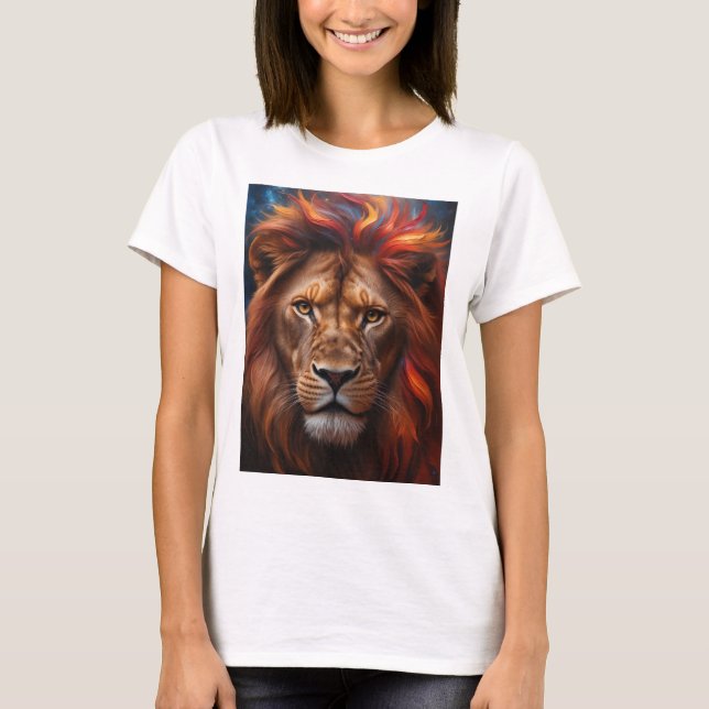 T-shirt Lion majestée (Devant)
