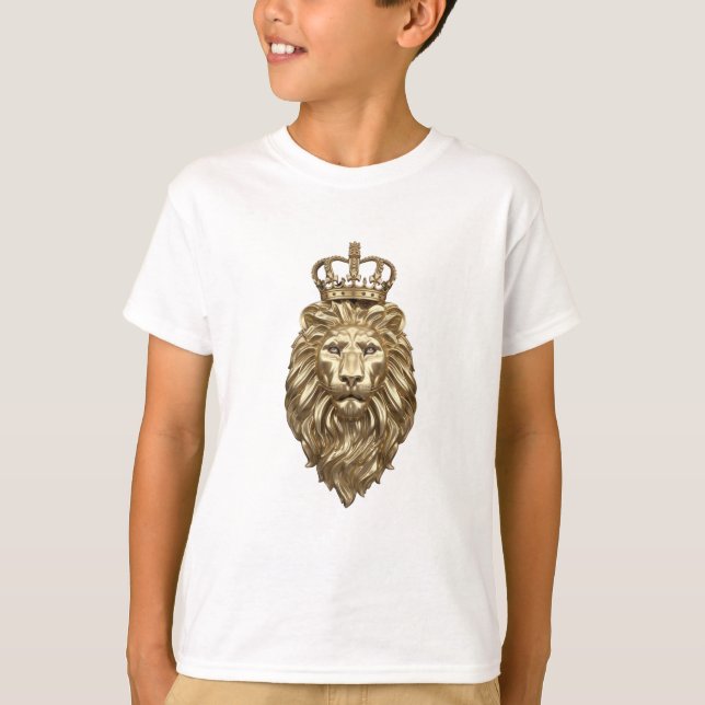 T-shirt Lion majestueux (Devant)