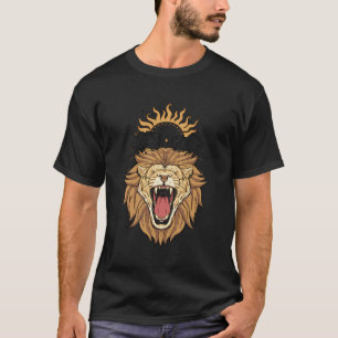 T-shirt Lion Manger Le Soleil Renaissance Alchimie Médiéva