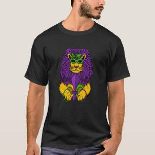 T-shirt Lion Masquerade Masquerade Masque Mardi Gras Anima