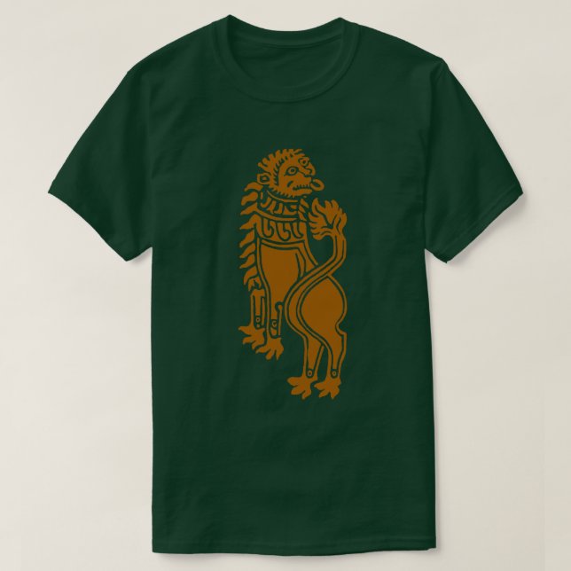 T-shirt Lion médiéval (Design devant)