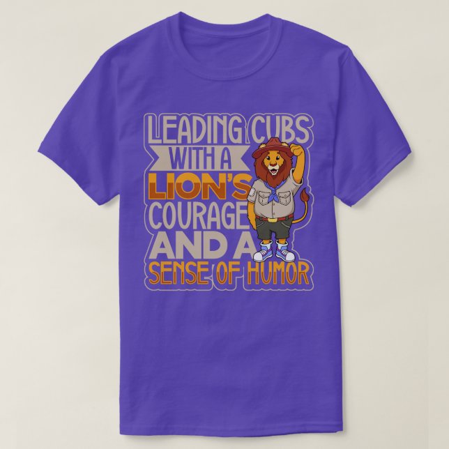 T-shirt Lion meilleurs petits Scoumaster (Design devant)