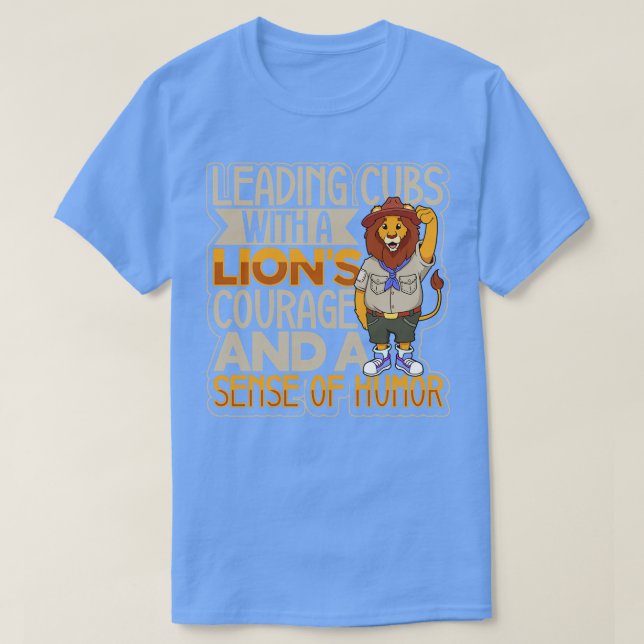 T-shirt Lion meilleurs petits Scoumaster (Design devant)